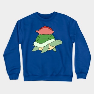 Turtle and Little Stegosaurus Crewneck Sweatshirt